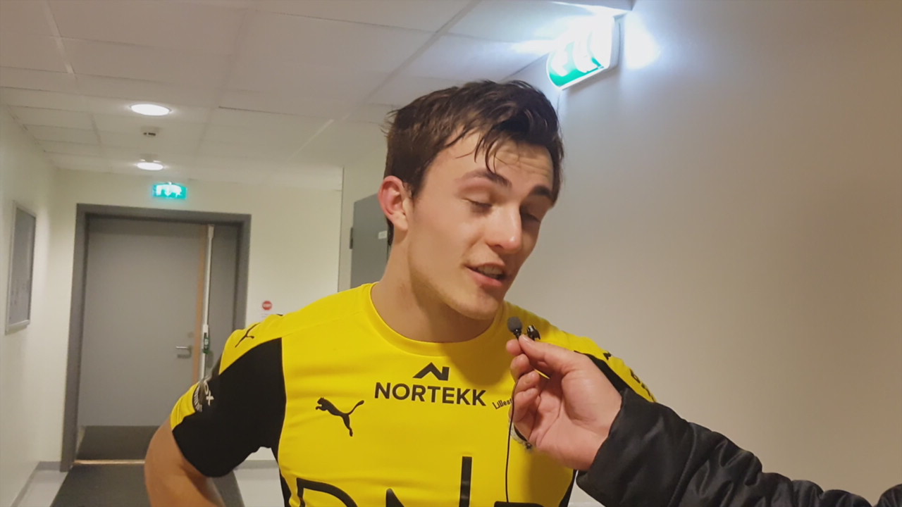 Tobias Gran debuterte på A-laget